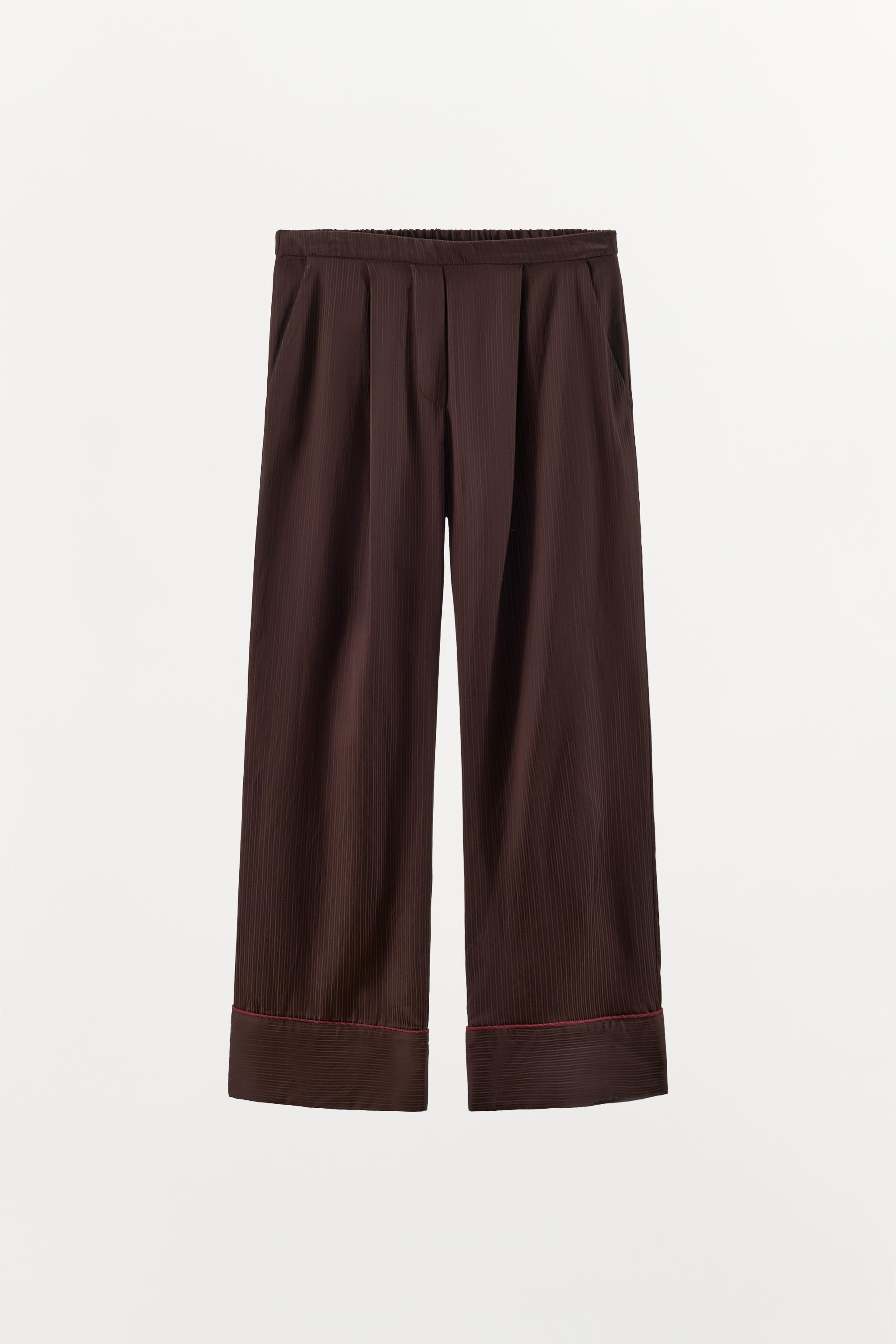 CONTRAST STRIPE PAJAMA PANTS